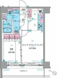 ＧＥＮＯＶＩＡ南千住VIｓｋｙｇａｒｄｅｎの物件間取画像